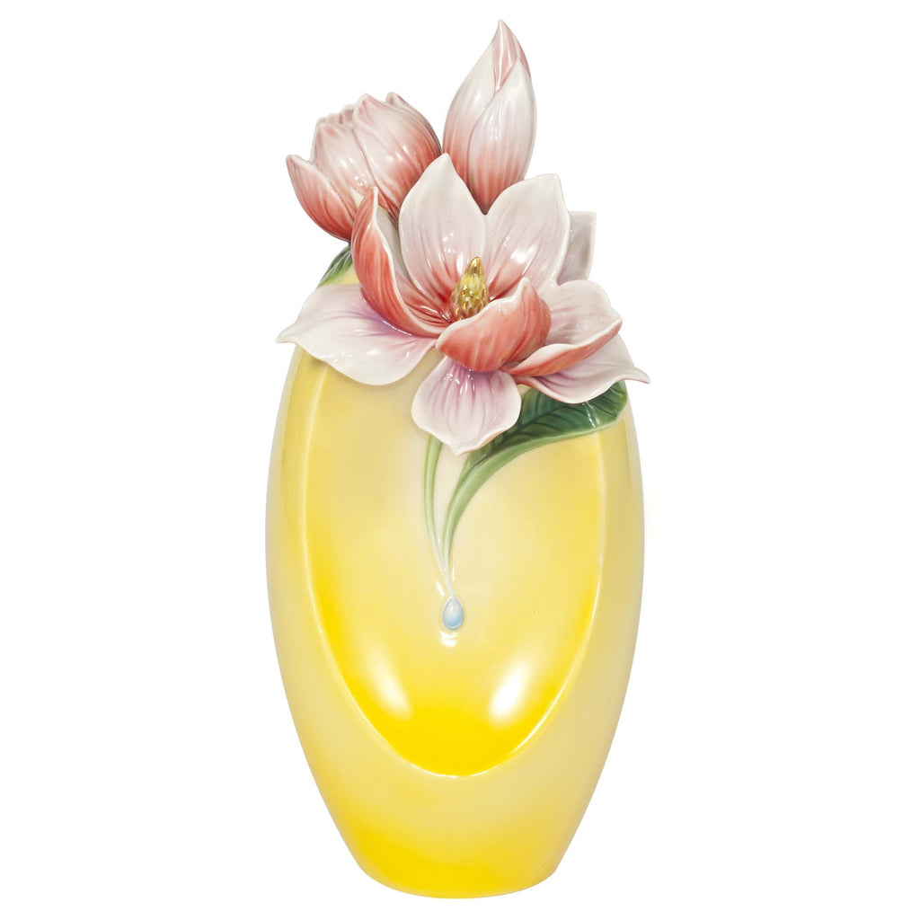 Franz Collection Blossom With Prosperity Gardenia Vase Fz03936