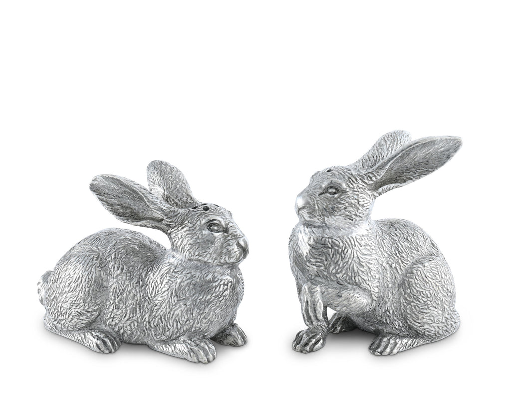 Vagabond House Morning Hunt Wild Hare Salt and Pepper Set G116WH