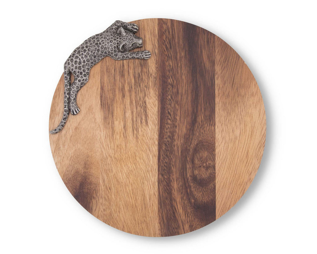 Vagabond House Safari Leopard Cheese Board G251LD