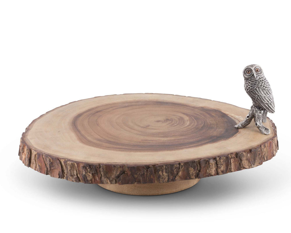 Vagabond House Harvest Owl Cheese Stand G275OW
