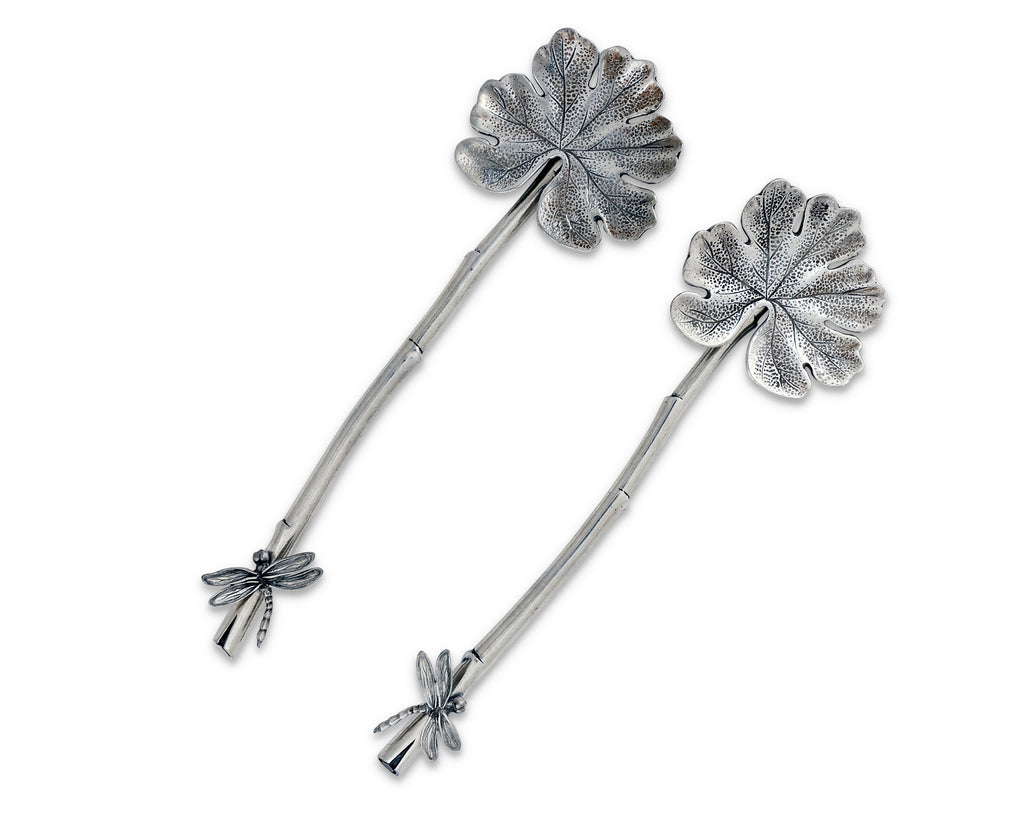 Vagabond House Garden Friends Dragonfly Salad Serving Set G33D