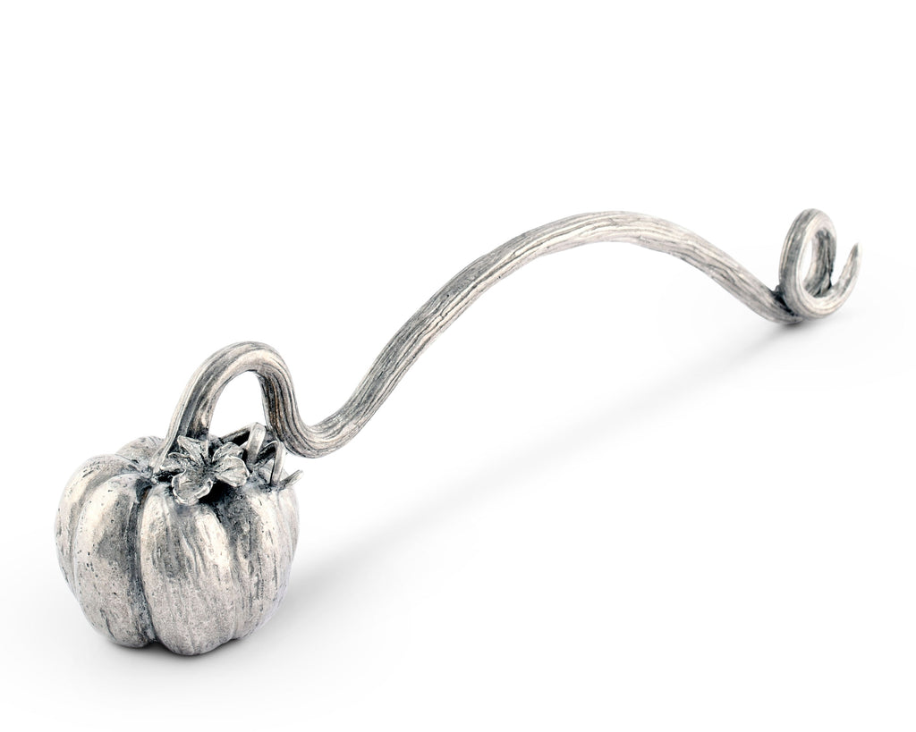 Vagabond House Harvest Pewter Pumpkin Candle Snuffer G58PN