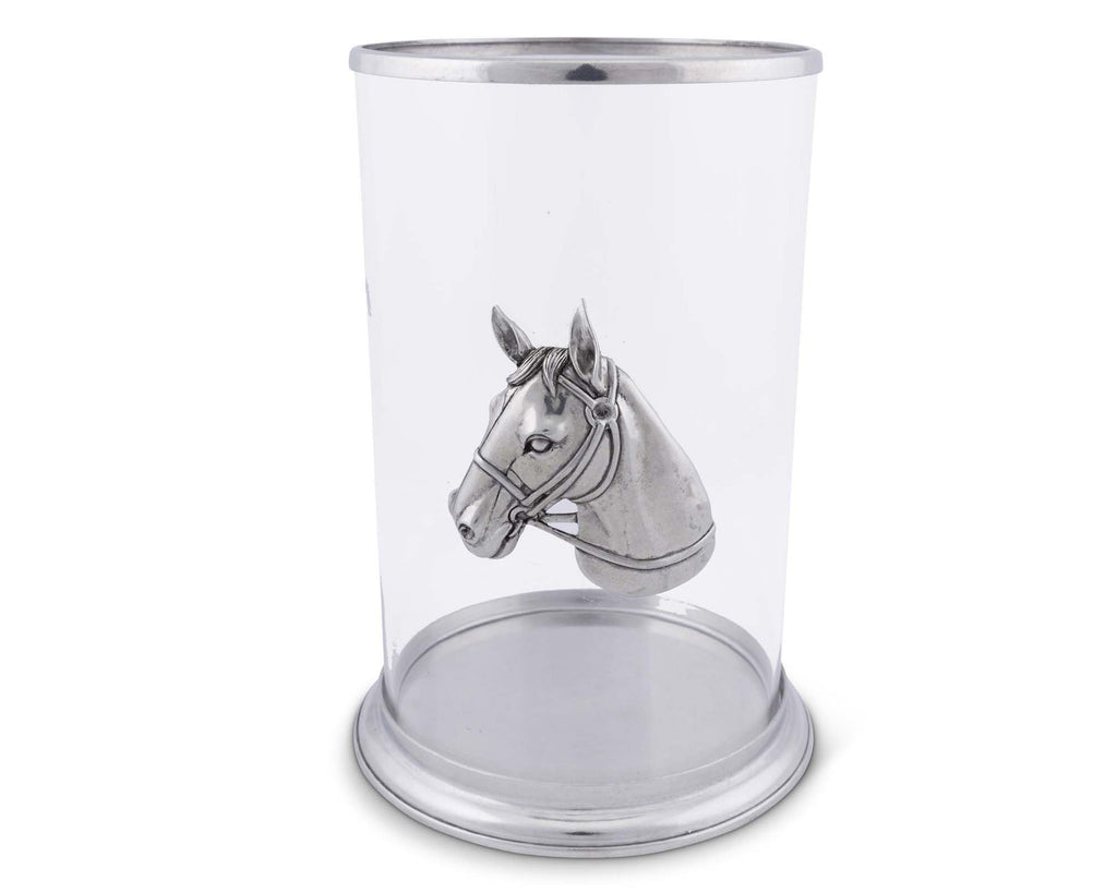 Vagabond House Equestrian Large Horse Head Pillar Candle Holder H102HL