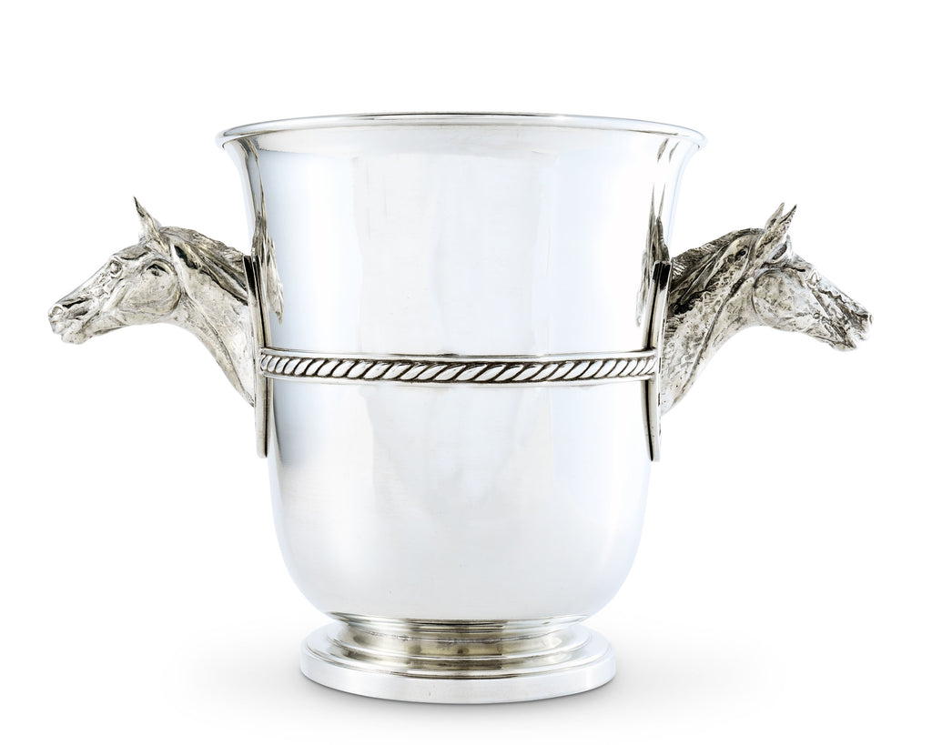 Vagabond House Equestrian Horse Head Champagne Bucket H103B