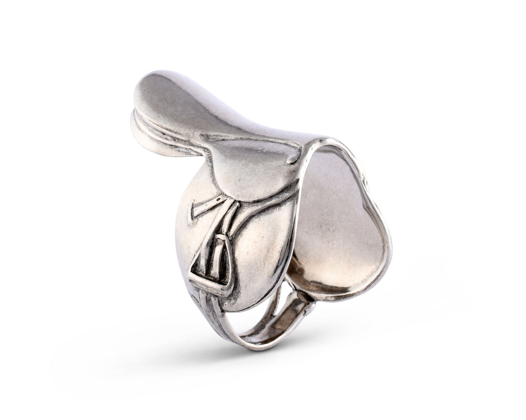 Vagabond House Equestrian English Saddle Napkin Rings H115S-1