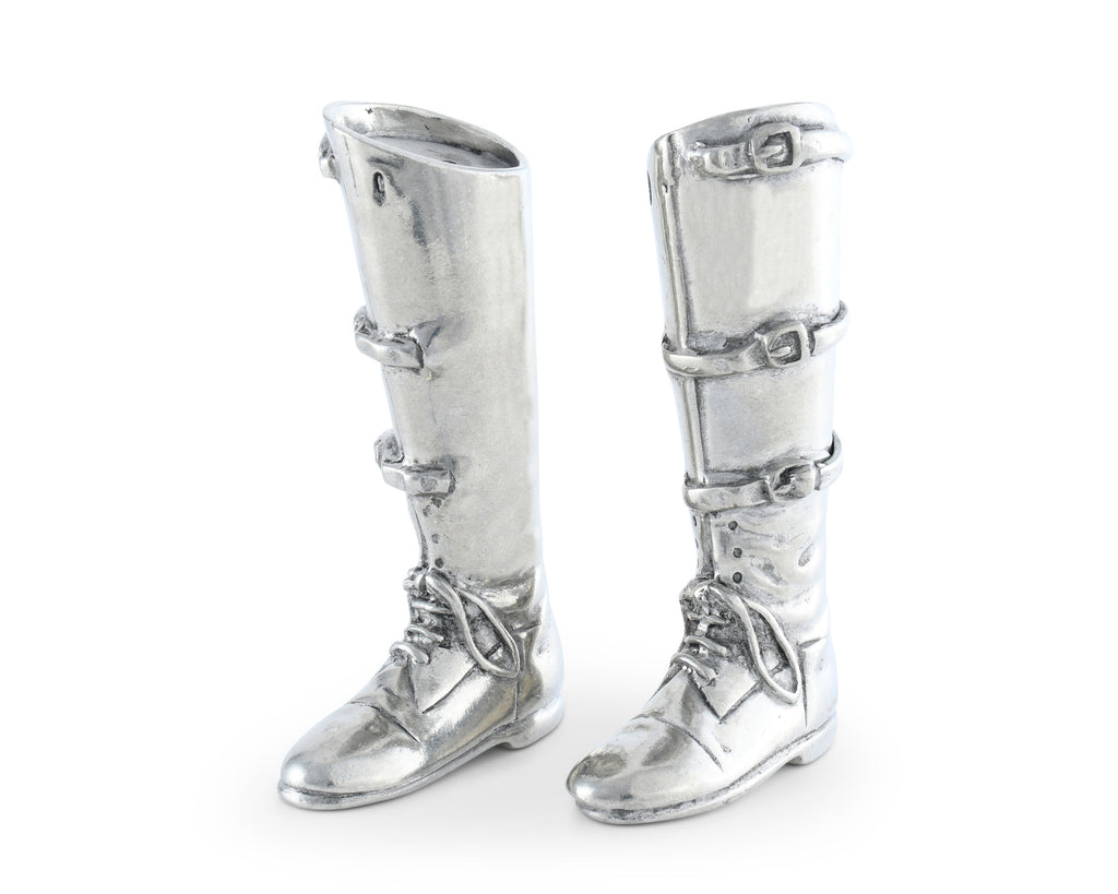 Vagabond House Equestrian Riding Boot Salt & Pepper Set H116B