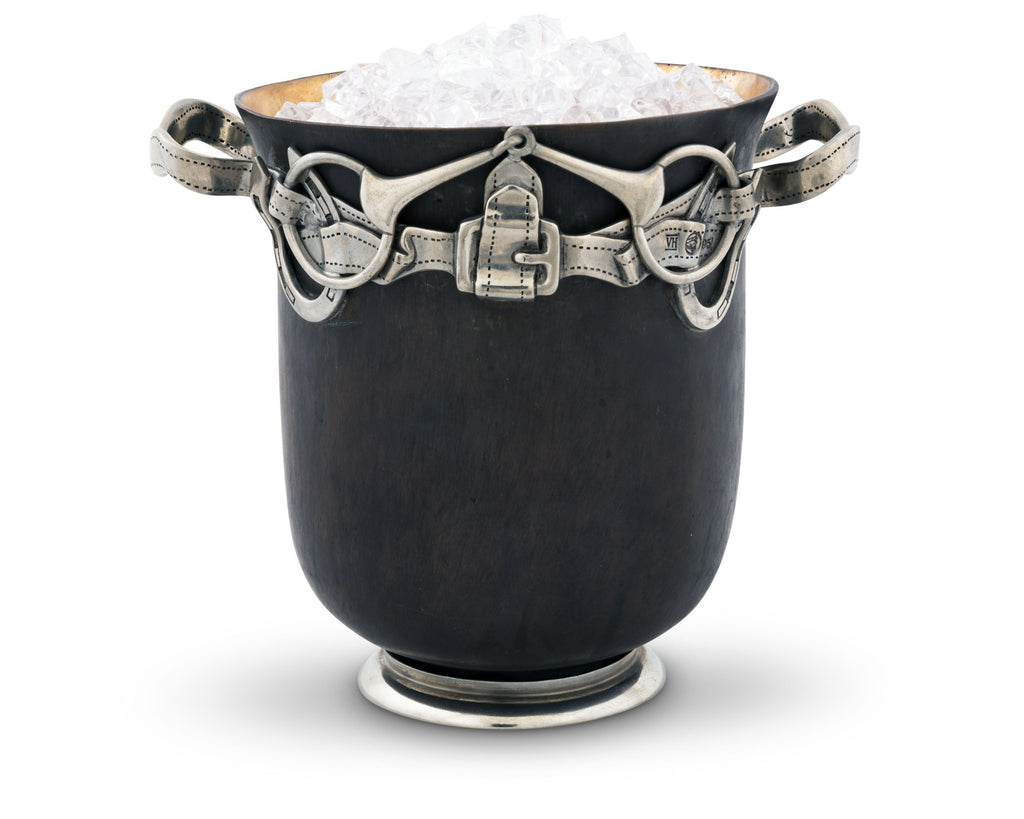 Vagabond House Equestrian Equestrian Bronze Ice Bucket H503EQ