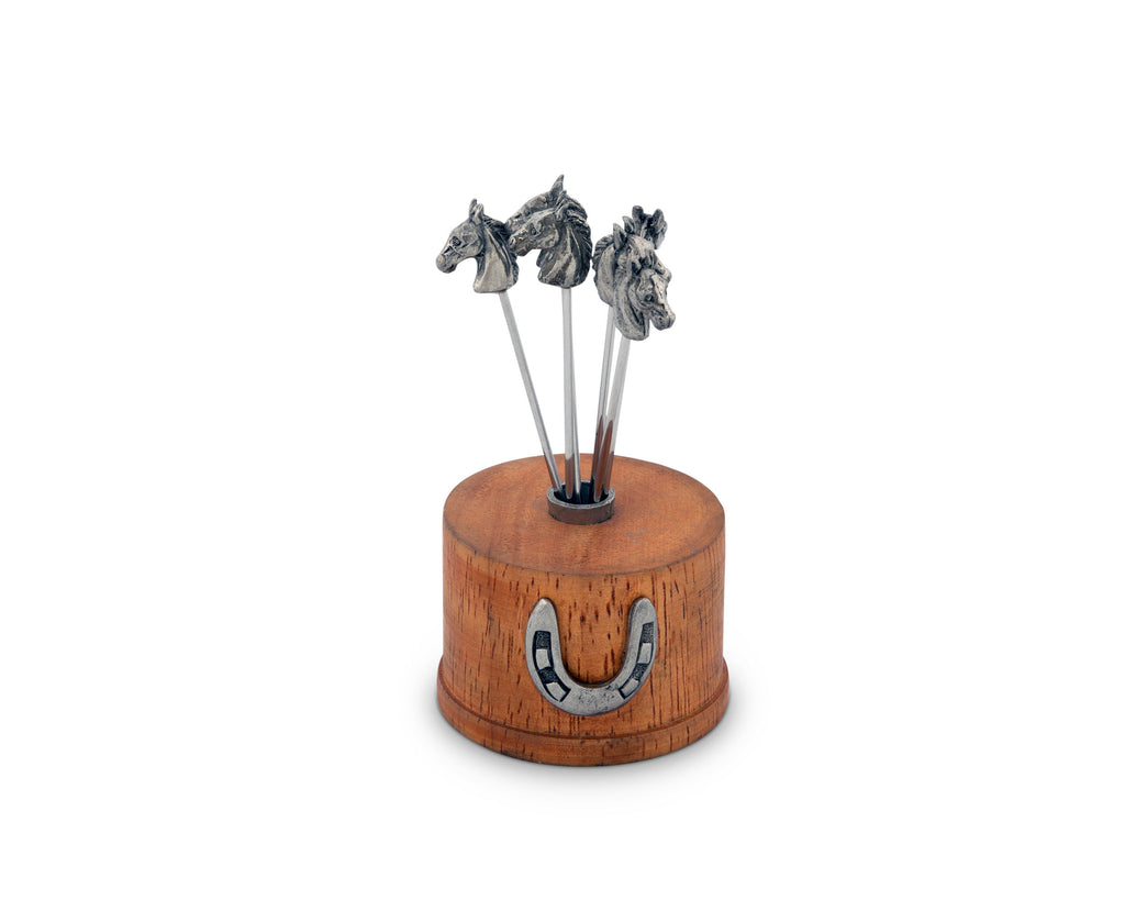 Vagabond House Equestrian Equestrian Cheese Pick Set H883A
