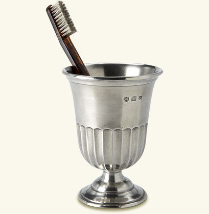 Match Pewter Impero Toothbrush Cup 1226
