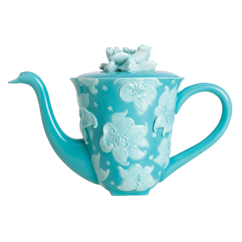 Jean Boggio Dreams Of China Turquoise Teapot JB00260T