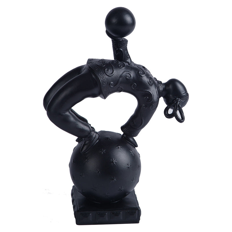 Jean Boggio Acrobat Of The Sky Black Figurine JB00268B