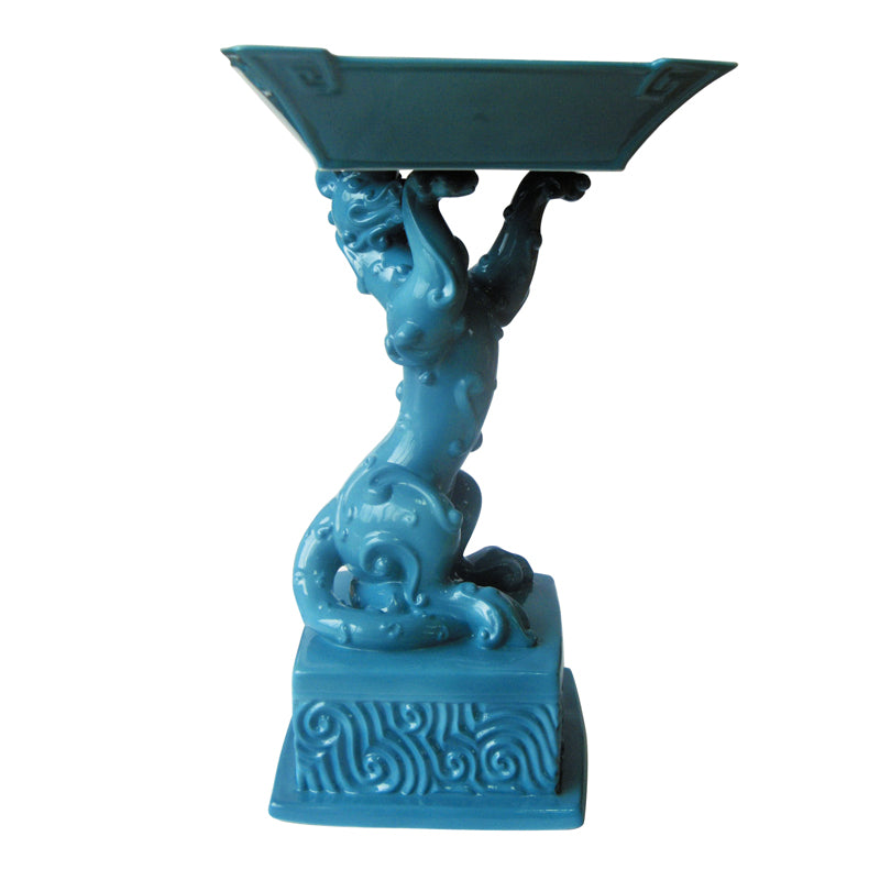 Jean Boggio Cornucopia Turquoise Figurine JB00309T