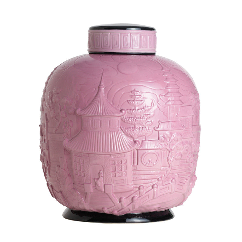 Jean Boggio China Impression Pink Ginger Jar JB00361PUB