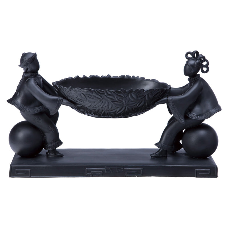 Jean Boggio The Lovers Black Figurine JB00366B