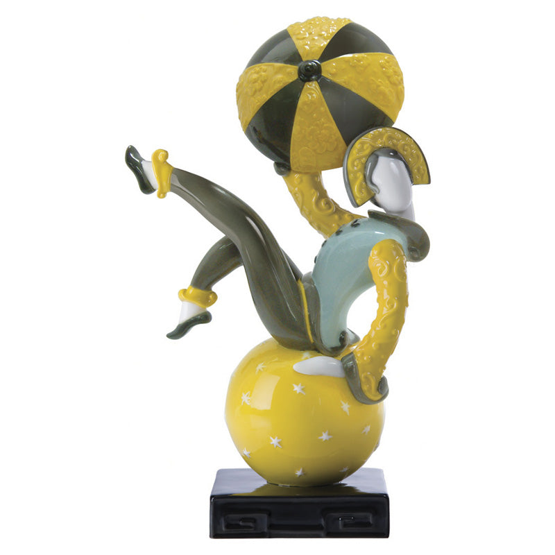Jean Boggio Girl With An Umbrella Yellow Figurine JB00369