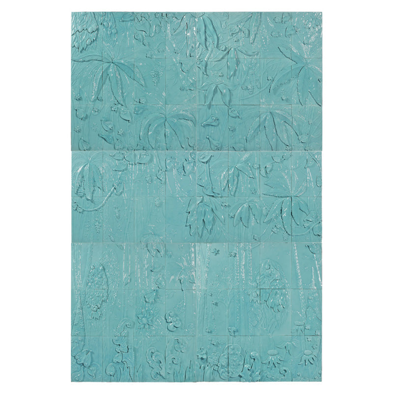 Jean Boggio Extraordinary Garden Turquoise Set 64 Tile JB00393T