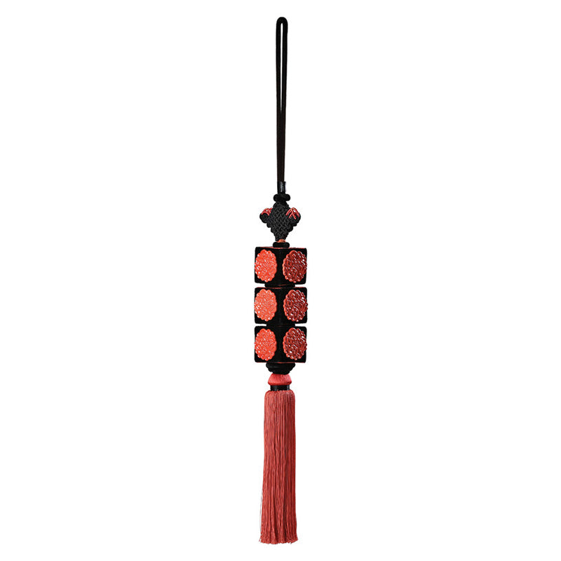 Jean Boggio Peony Long Orange Tassel JB00551O