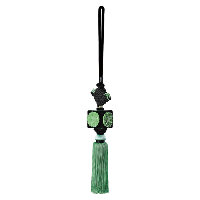 Jean Boggio Peony Green Tassel JB00552G