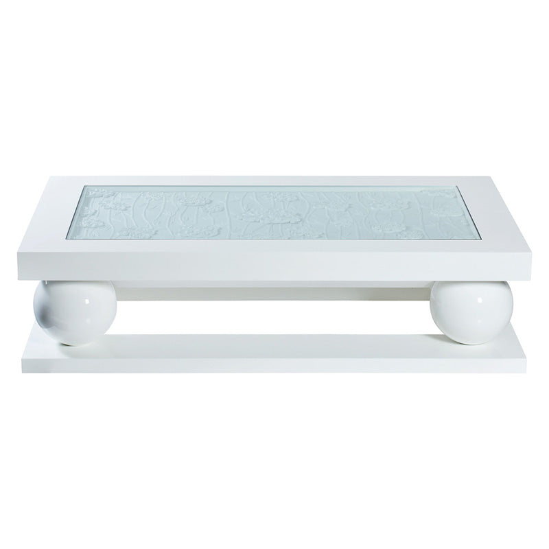 Jean Boggio Peony & Bamboo Small White Table JB00561