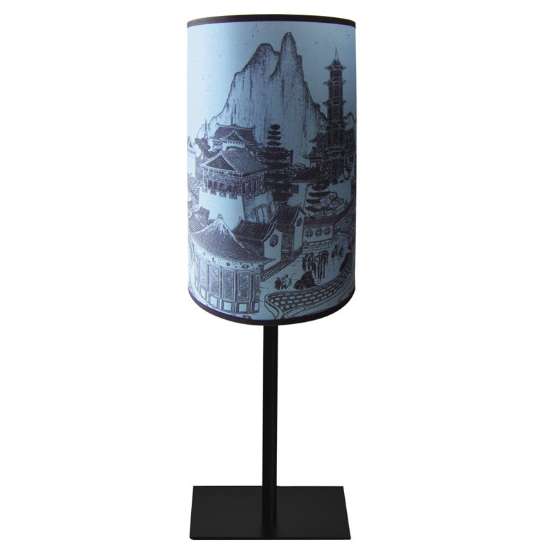 Jean Boggio China Impression Table Turquoise Lamp JB00596T