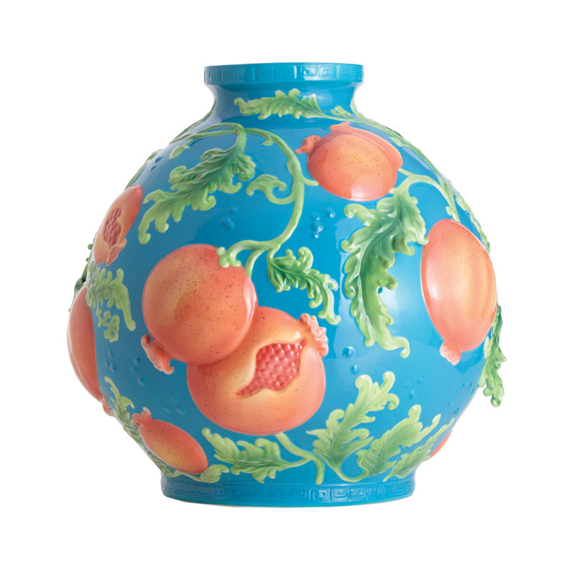 Jean Boggio Summer Garden Turquoise Vase JB00686T