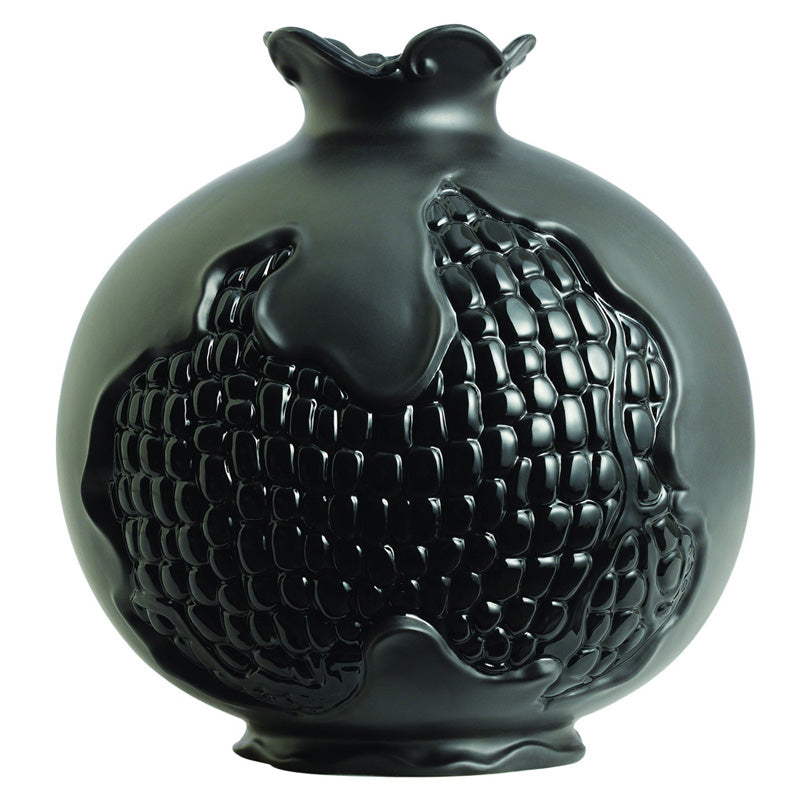 Jean Boggio Pomegranate Small Black Vase JB00689B