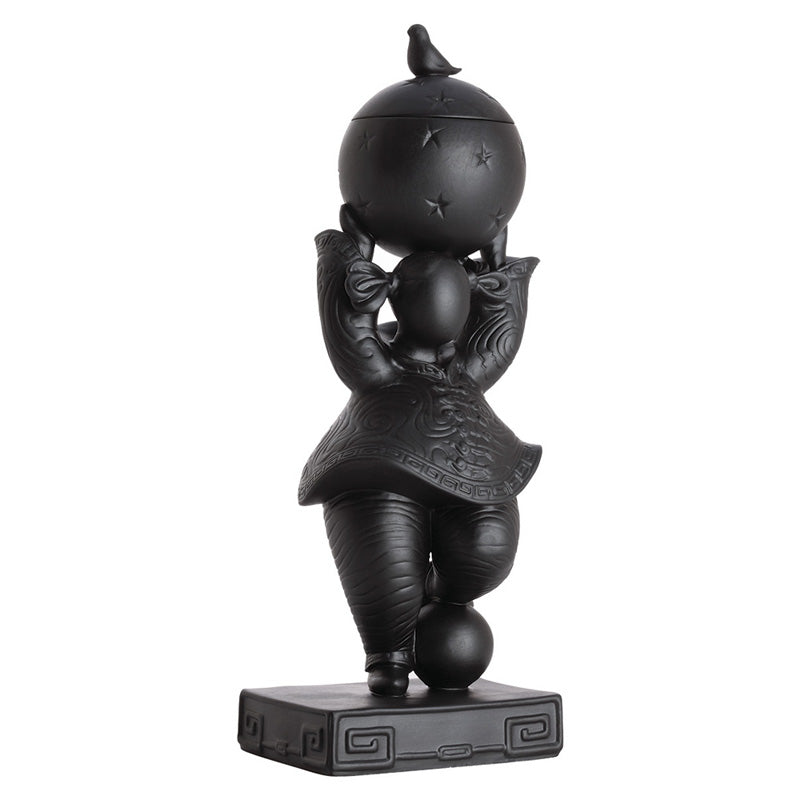 Jean Boggio Girl & Ball Black Figurine JB00796B