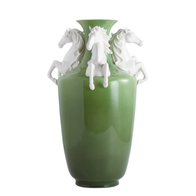 Jean Boggio Three Horses Large Vase JB00903