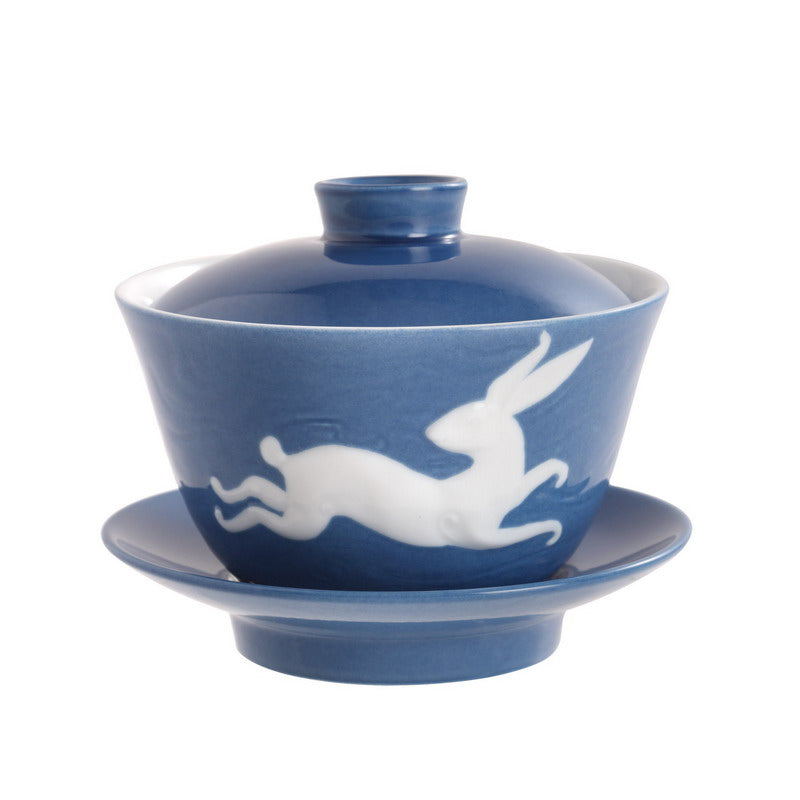 Jean Boggio Chinese Zodiac Rabbit Cup & Saucer JB00909