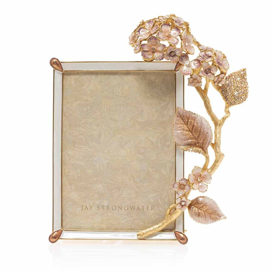 Jay Strongwater Gail Hydrangea 5 x 7 Frame SPF5827-281 – Biggs Ltd