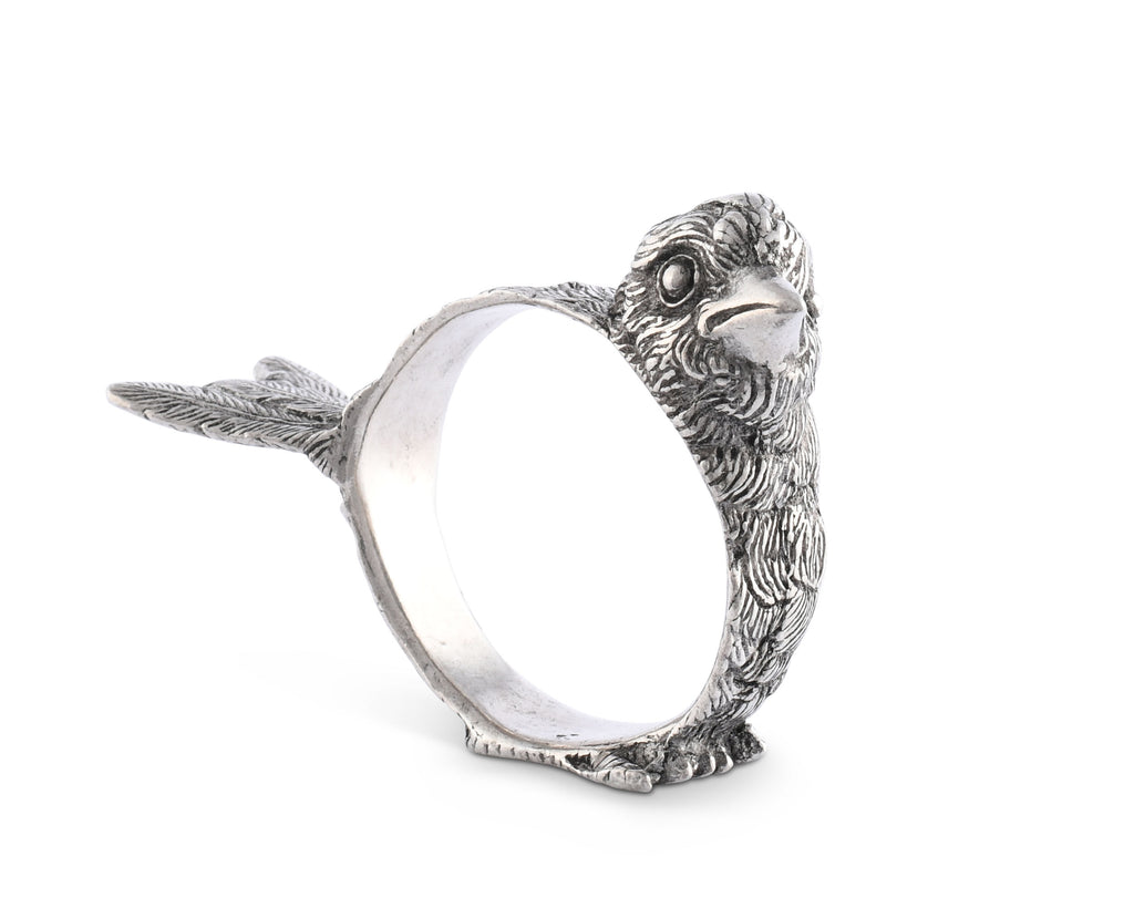 Vagabond House Song Bird Pewter Song Bird Profile Napkin Ring K116P-1