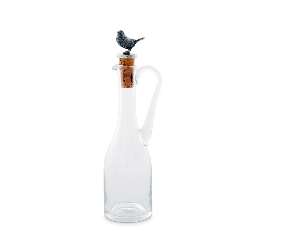 Vagabond House Song Bird Cruet Bottle with Song Bird Cork Stopper K416SB