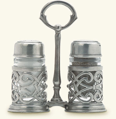 Match Pewter Cutwork Salt & Pepper Caddy A588.0