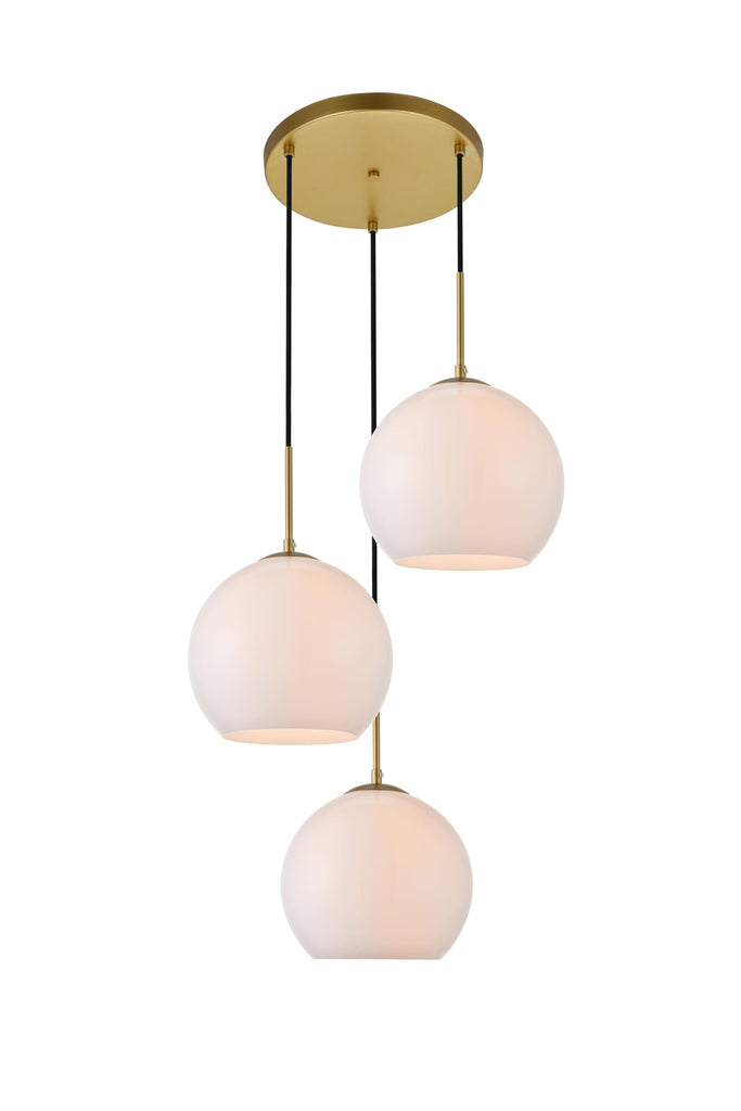Elegant Lighting Pendant Light LD2215BR