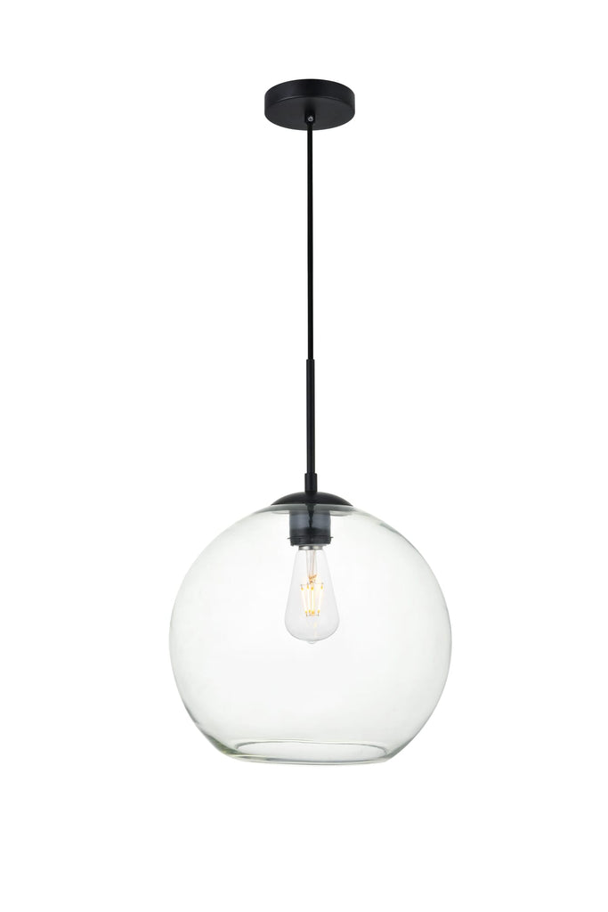 Elegant Lighting Pendant Light LD2224BK