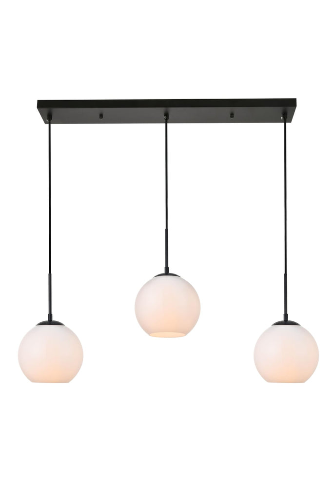 Elegant Lighting Pendant Light LD2237BK