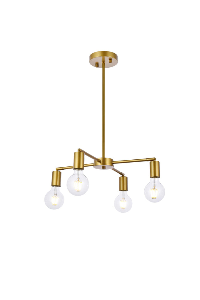 Elegant Lighting Pendant Light LD2339BR