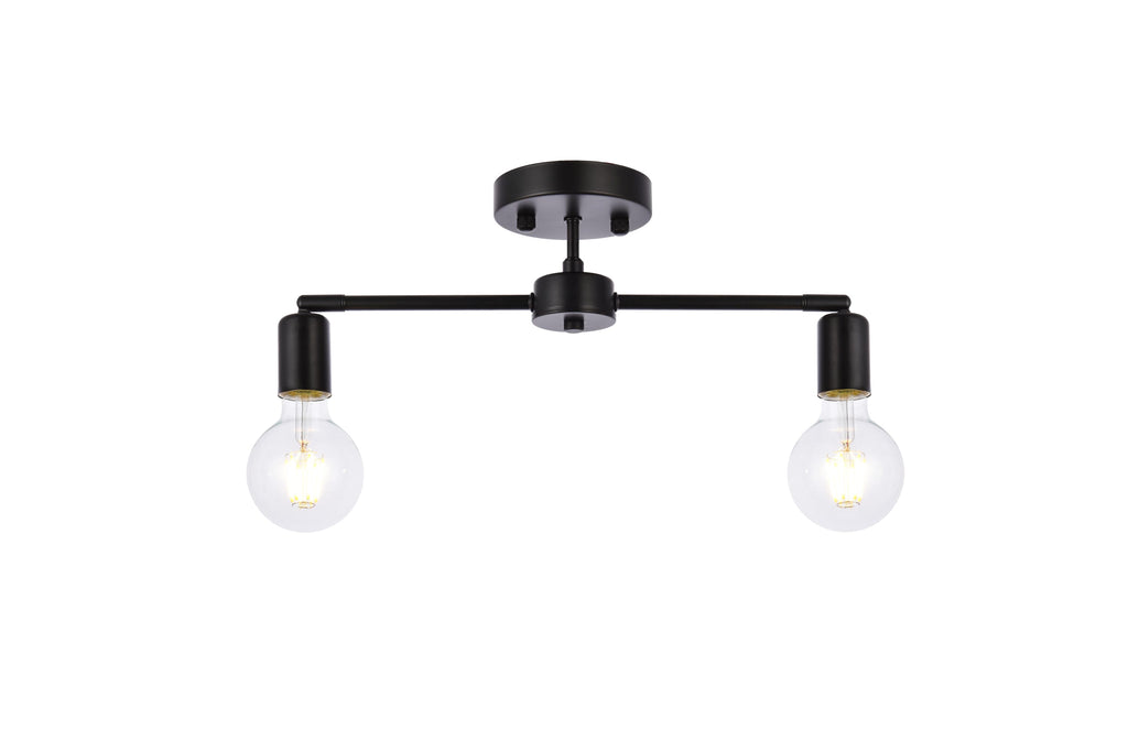 Elegant Lighting Flush Mount Light LD2348BK