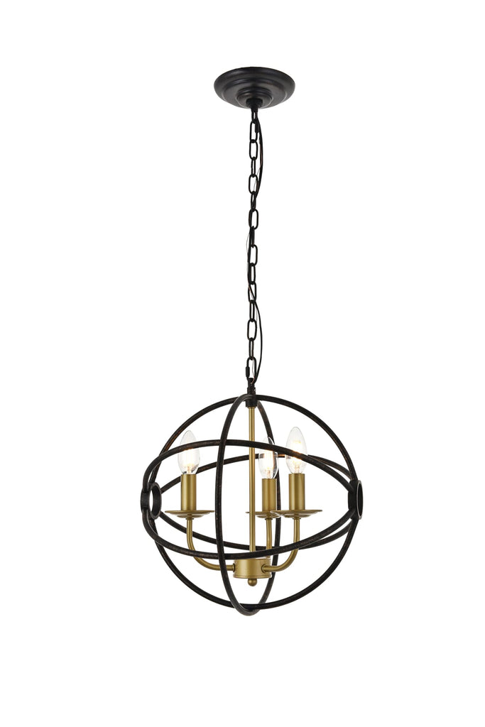 Elegant Lighting Pendant Light LD4006D14BRD