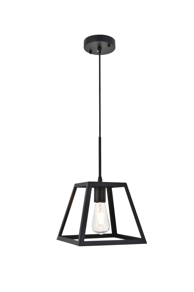 Elegant Lighting Pendant Light LD4061D10BK