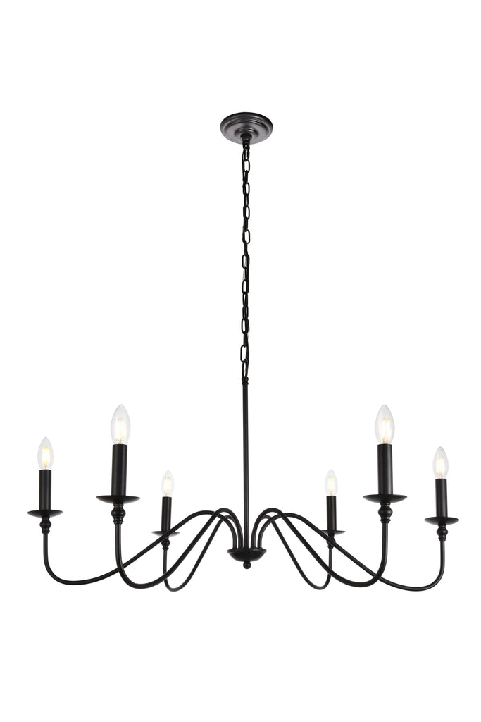 Elegant Lighting Chandelier LD5006D36MB