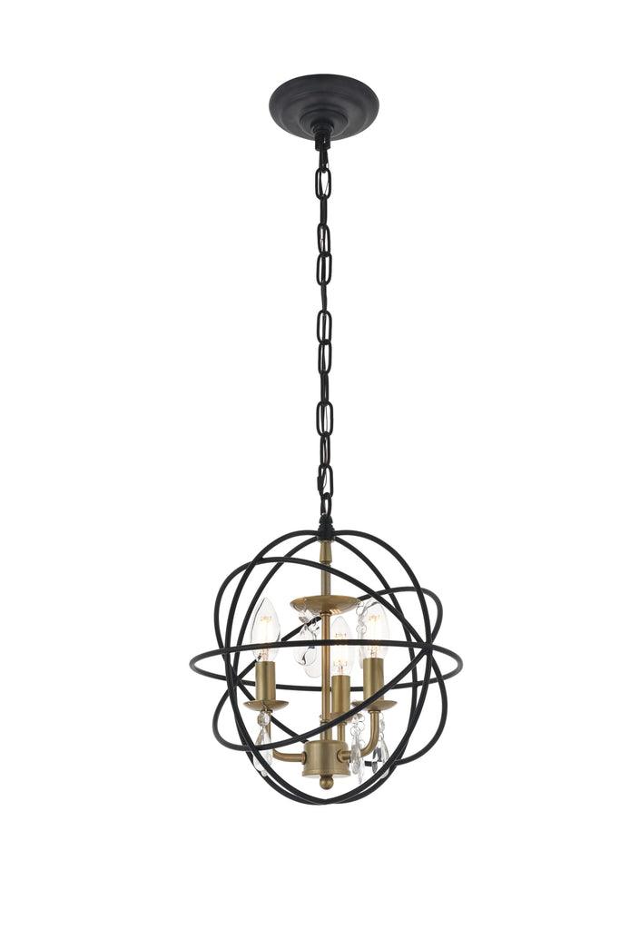 Elegant Lighting Pendant Light LD5055D12BRB