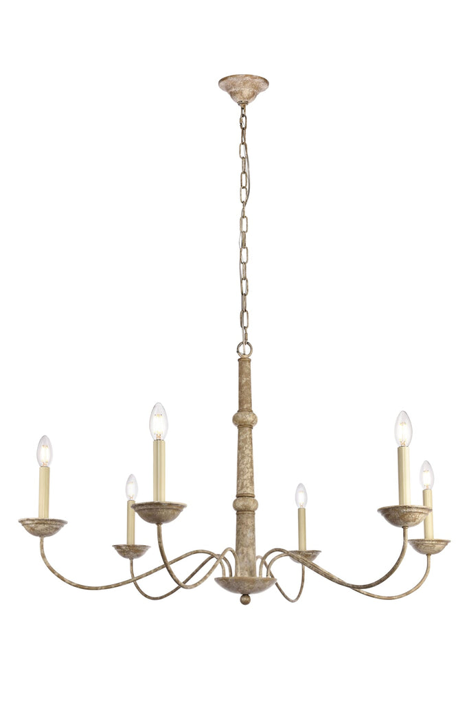 Elegant Lighting Chandelier LD6007D40WD