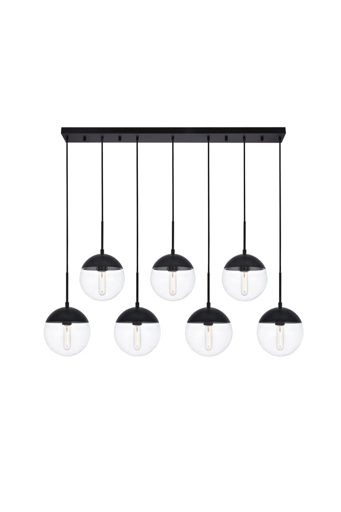 Elegant Lighting Pendant Light LD6087BK