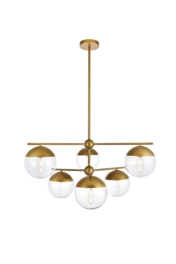 Elegant Lighting Pendant Light LD6145BR