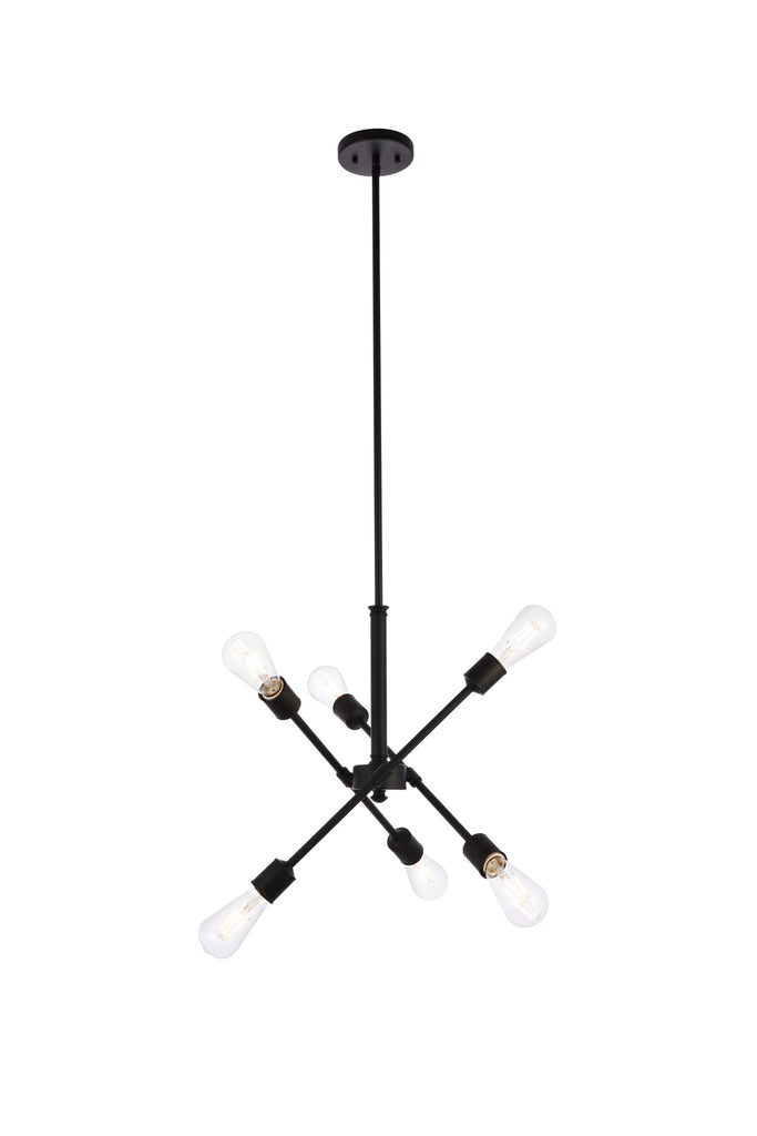 Elegant Lighting Pendant Light LD8015D18BLA