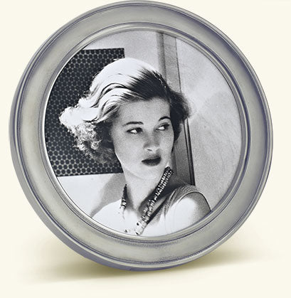 Match Pewter Lugano Round Frame Lg. A866.0