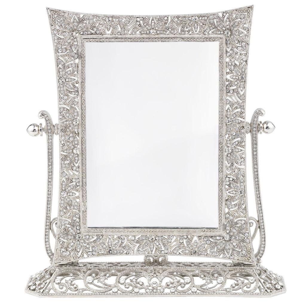 Olivia Riegel Silver Windsor Magnified Standing Mirror MR1737