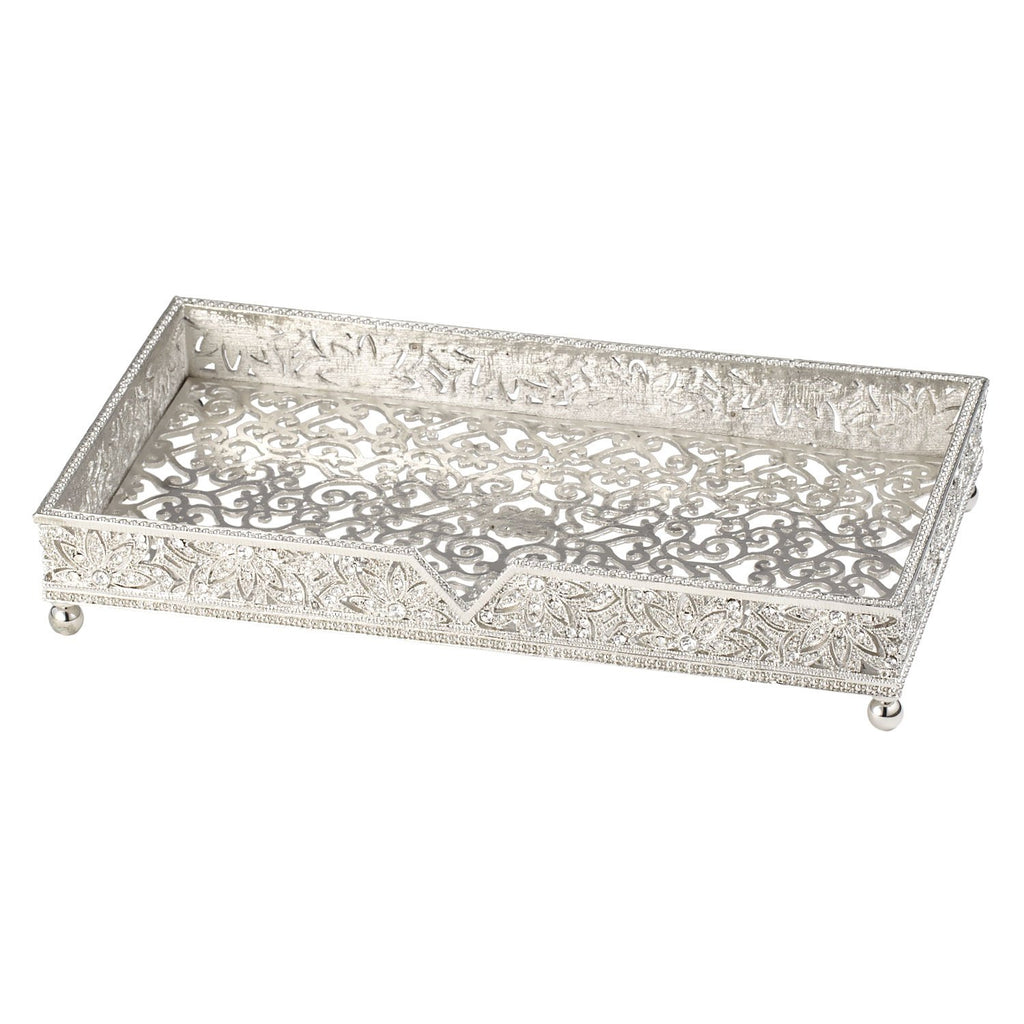 Olivia Riegel Silver Windsor Guest Towel Holder NC1020