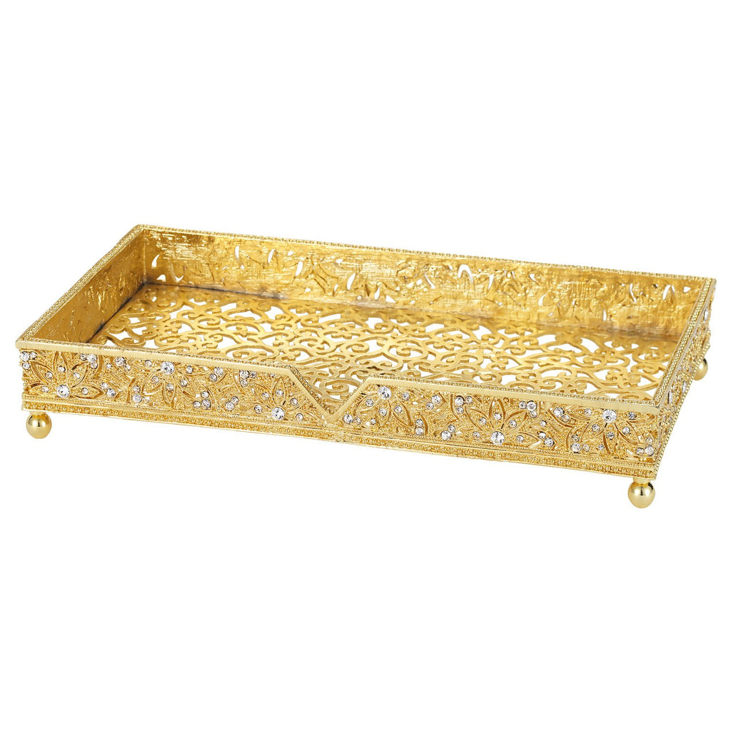 Olivia Riegel Gold Windsor Guest Towel Holder NC2020